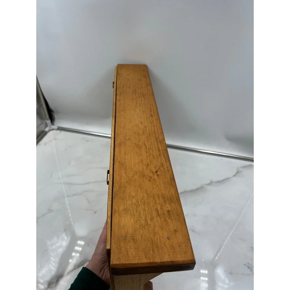 Vintage Wood Lighthouse Wall Shelf with Pegs Coastal Nautical Home Decor
